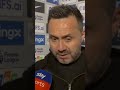 Roberto De Zerbi BREAKS SILENCE After Chelsea Loss #football #footballnews#tottenham #premierleague