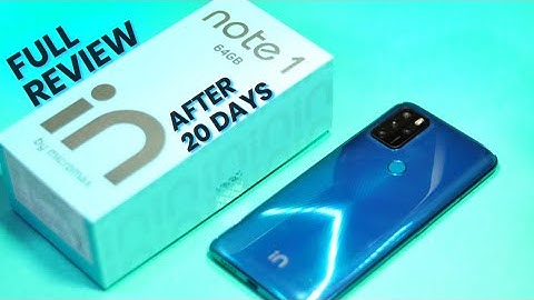 Micromax IN Note 1 Full REVIEW after 20 Days of Usage - "CHEENI KAAM"