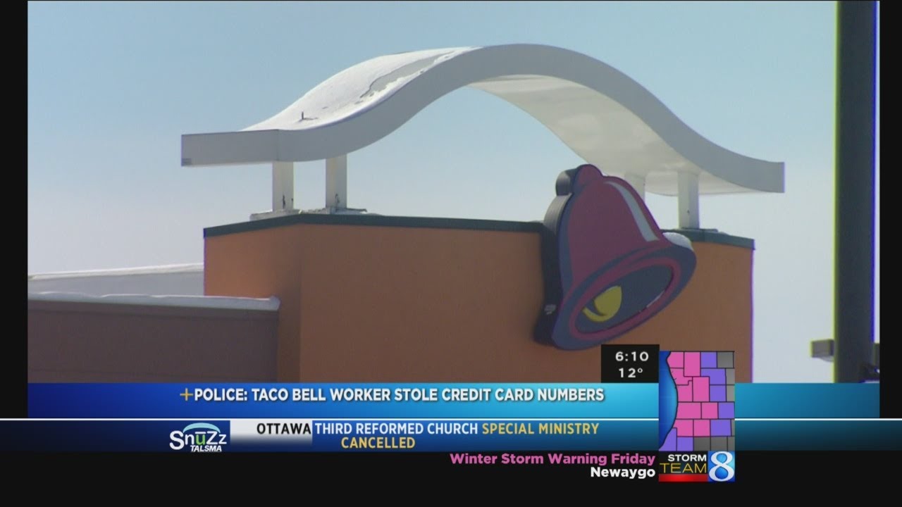 Credit card number stolen at Taco Bell YouTube