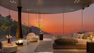 Sunset Bedroom By The Sea ⛱ Smooth Jazz Music with Jazz Relaxing Music to Positive Mood \u0026 Good Sleep