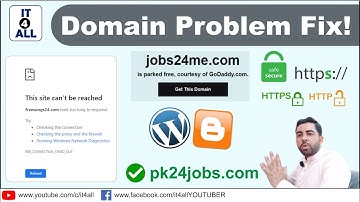 Blogger Website Not Open Without www || Godaddy Domain Not Working || Godaddy Redirect Domain