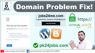 Blogger Website Not Open Without www || Godaddy Domain Not Working || Godaddy Redirect Domain