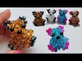 Beaded Teddy bear | crystal beaded teddy keychain | Beads craft | beaded animals