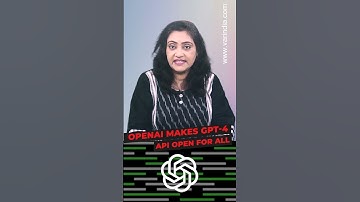 OpenAI makes GPT-4 API open for all #shortsvideo