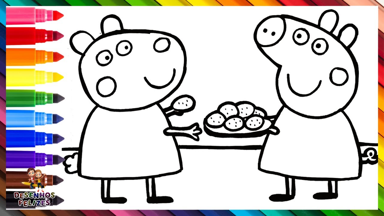 peppa pig para imprimir 30 –  – Desenhos para Colorir