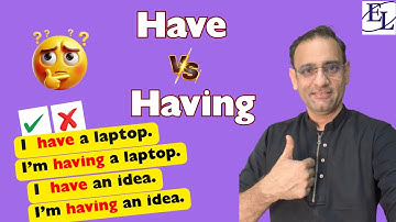 Have vs Having Explained | Speak English Confidently |English for Beginners #englishlingualokesh