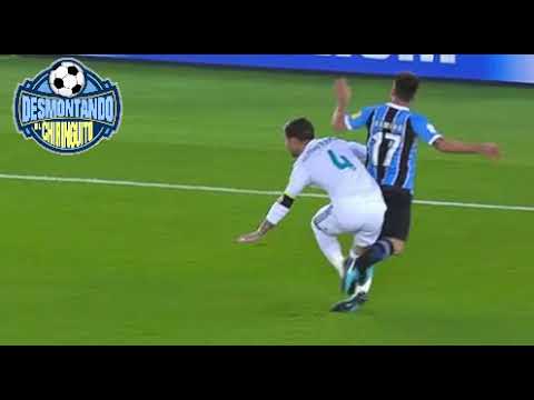 ROBO al Gremio. El claro penalti de Sergio Ramos que el árbitro se 'comió'.  Mundialito 16-12-2017