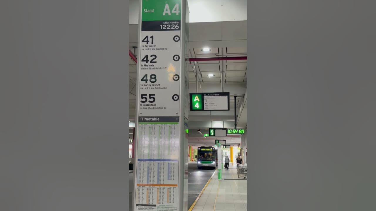 Transperth Elizabeth Quay Bus Station A4 To Morley YouTube