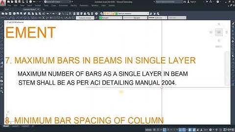 14.10 General Notes-9 (Maximum and Minimum Bar & Spacing)