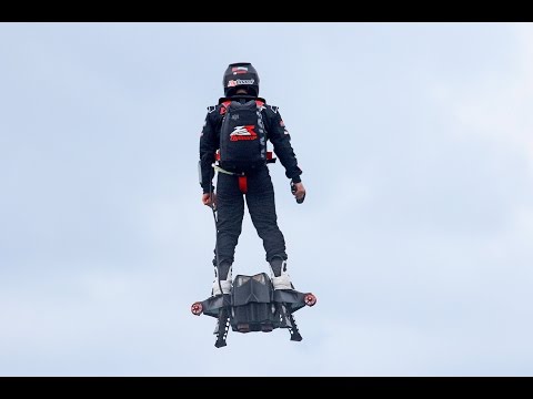 Flyboard® Air Farthest flight by hoverboard (achieved on 30th April 2016 by Franky Zapata)