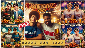 Happy New Year 2025 Ai Photo Editing Prompt 2024 – Bing Image Creator