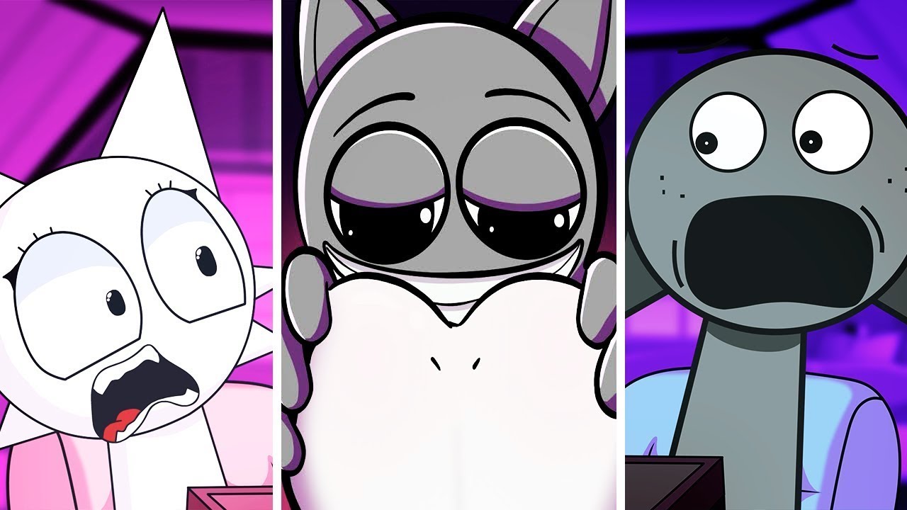 Sprunki Incredibox Wenda x Gray React To SUS TikToks, Themselves, Memes