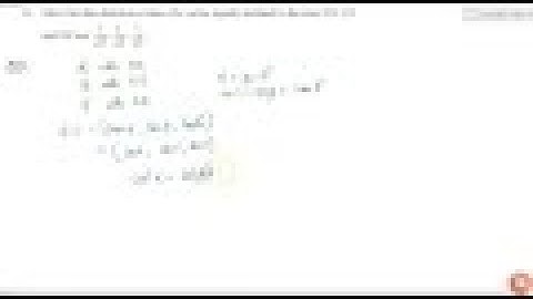 Show that the direction cosines of a vector equally inclined to the axes OX, OY and OZ are `1/(s...