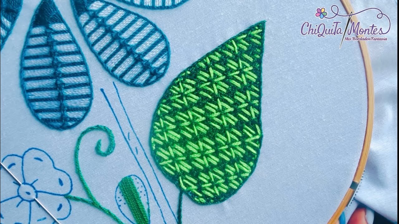 Bordado Fantasía Hoja 115 #embroidery #bordado