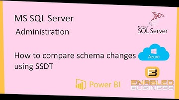 Using Schema Compare Option in SSDT ( Sql server data tools)