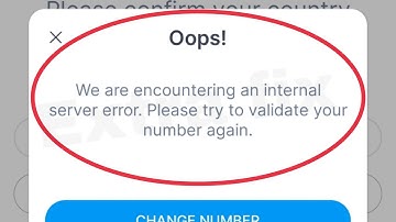 Eyecon Fix Oops we are encountering an Internal server error. Please try to validate your number