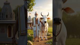 Pandit, Panditain aur Gaay की कहानी 🐄💔&quot; #cow #cartoon #viral #trending #3d #shorts #amirkhanvoice