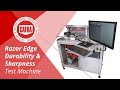 Razor Edge Durability and Sharpness (REDS) Test Machine by CATRA