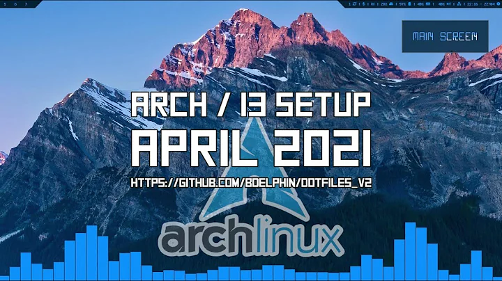 Archlinux / i3 setup : april 2021 (i3-gaps, polybar, pywal, rofi, ...)