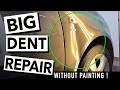 MASSIVE DENT ON A CAR | Paintless Dent Removal Uk 🇬🇧 | Front Fender Smash | By Dent-Remover