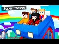 SUPER PARQUE DE DIVERSÕES NO MINECRAFT! 🌈🎠 - SAAHZINHA E PIXEL 💖