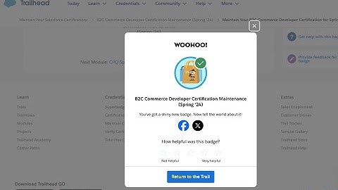 Maintain Your B2C Commerce Developer Certification for Spring ’24 | Maintain Your Salesforce Certs