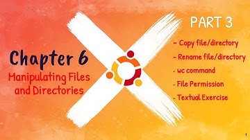 Std 11 Computer Chapter 6 Basic Ubuntu Linux Commands (Part 3 Manipulating Files and Directories)