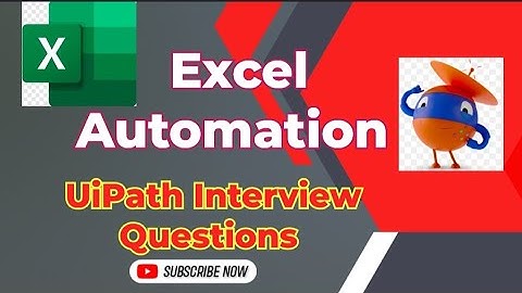 UiPath Interview Questions for freshers | Excel Automation Interview Questions #1