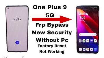 OnePlus 9 Frp Bypass Android 13! OnePlus 9r/9/9Pro! All OnePlus frp Bypass Google Account Reset!