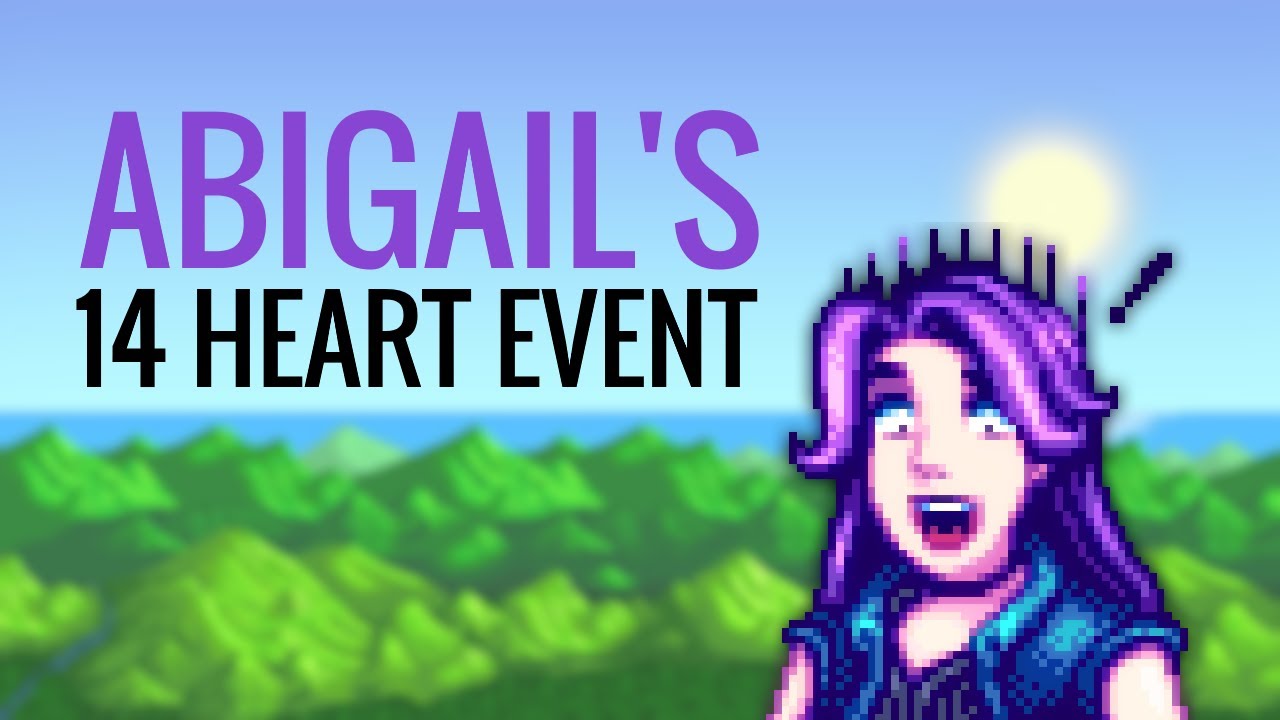 Stardew Valley Abigail 14 Heart Event stardew-valley-abigail-14-heart-event
