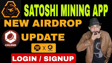 Satoshi Mining app | Satoshi New Update | Satoshi New Airdrop Update may Month | Satoshi withdrawal