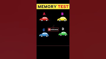 Memory Test 😃 | Riddles And Puzzle For Iq Test | Quiz Game #youtubeshorts #shortvideo #quizgames