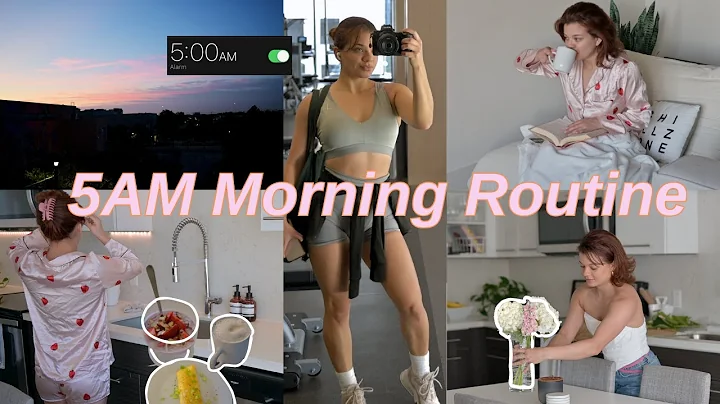 Maximize Your Day: 5AM Realistic Morning Routine 2023 | Self-care, Productive Habits | Aesthetic