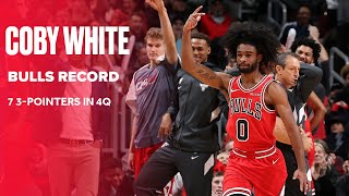 Coby White Sets Chicago Bulls Record With 7 3-Pointers In 4Q vs. New York Knicks
