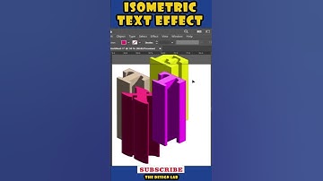 Isometric Text Effect-3D Text Effect In Photoshop