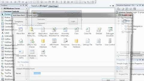 C# Simple Login + hide login form after login!
