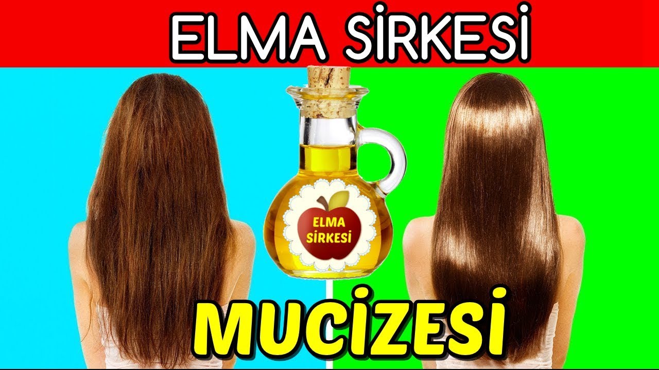 Elma Sirkesi Saci Hem Uzatir Hem De Guzellestirir Youtube