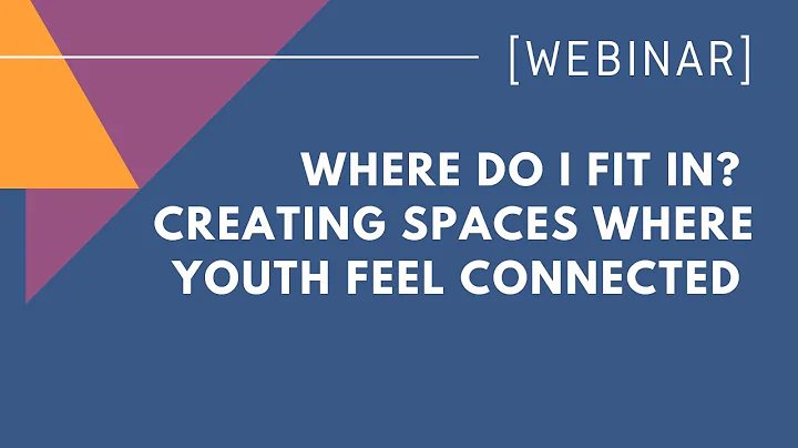 Where Do I Fit In? Creating Spaces Where Youth Fee...