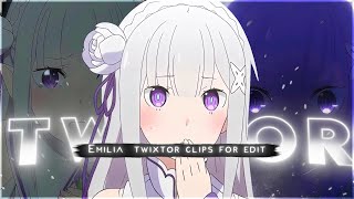Emilia Twixtor 4K Clips Rezero Twixtor Pack