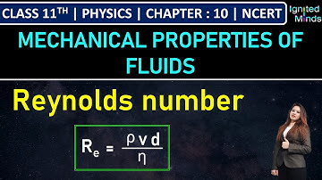 Class 11th Physics | Reynolds Number | Example 10.11 | NCERT