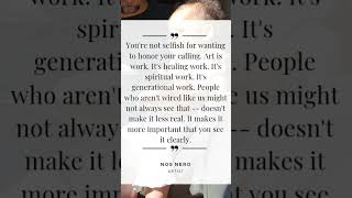 Youre not crazy. You are called. #theartistsway #believeinyourself #betonyourself #artistfirst @NOSNero
