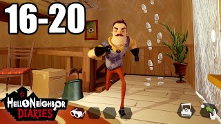 Hello Neighbor: Nicky's Diaries ACT 4 + ENDING | Mission 16-20 Walkthrough (Android/iOS)