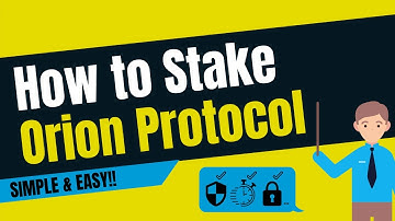 How to Stake Orion Protocol (ORN)
