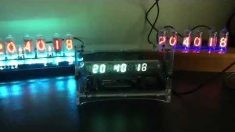 Ice Tube IV-18 VFD Clock