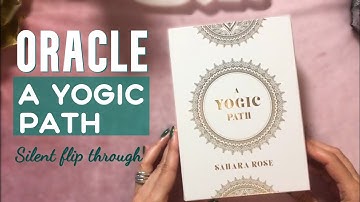 😍 A Yogic Path oracle - silent flip through