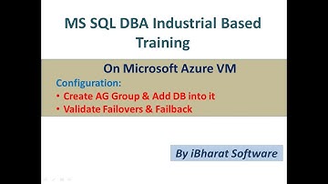 10.SQL Server AlwaysOn Availability Group Configuration Step by Step Guide in Hindi#ibharatsoftware
