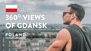 VIEW FROM THE TOP! Gdansk Old Town City | Poland Travel Vlog 2018