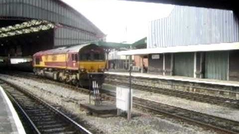 DB Schenker Class 66 66104 Passing Bristol Temple Meads