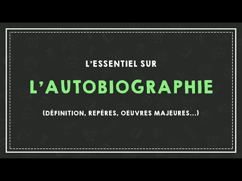 L&rsquo;ESSENTIEL SUR L&rsquo;AUTOBIOGRAPHIE : définition, repères, oeuvres majeures...
