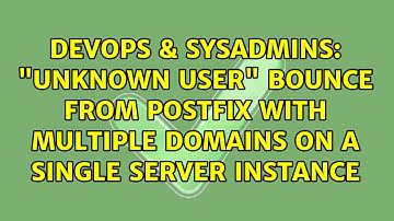 "Unknown user" bounce from Postfix with multiple domains on a single server instance